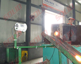 SLD-T红外测温仪在中频感应加热现场应用